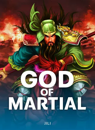 ภาพแม่ทัพขุนศึกกวนอูในเกมสล็อต God Of Martial